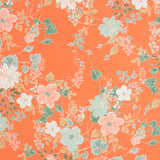 Georgette Floral Naranja - Ribes y Casals