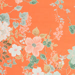 Georgette Floral Naranja - Ribes y Casals