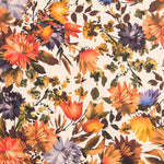 Georgette Floral Winter Crudo - Ribes y Casals