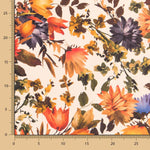 Georgette Floral Winter Crudo - Ribes y Casals