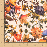 Georgette Floral Winter Crudo - Ribes y Casals