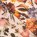 Georgette Floral Winter Crudo - Ribes y Casals