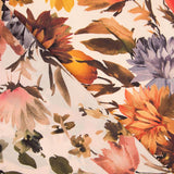 Georgette Floral Winter Crudo - Ribes y Casals