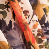 Georgette Floral Winter Crudo - Ribes y Casals