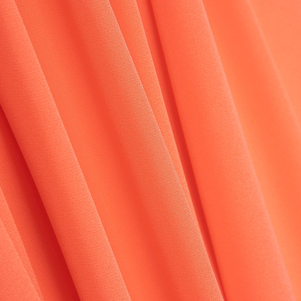 Georgette Poliéster Coral - Ribes y Casals