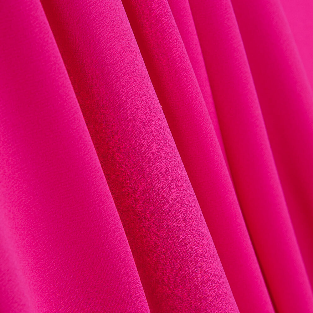 Georgette Poliéster Fucsia - Ribes y Casals