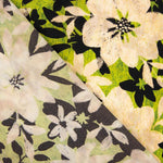 Georgette Poliéster Hanoi Verde Lima - Ribes y Casals