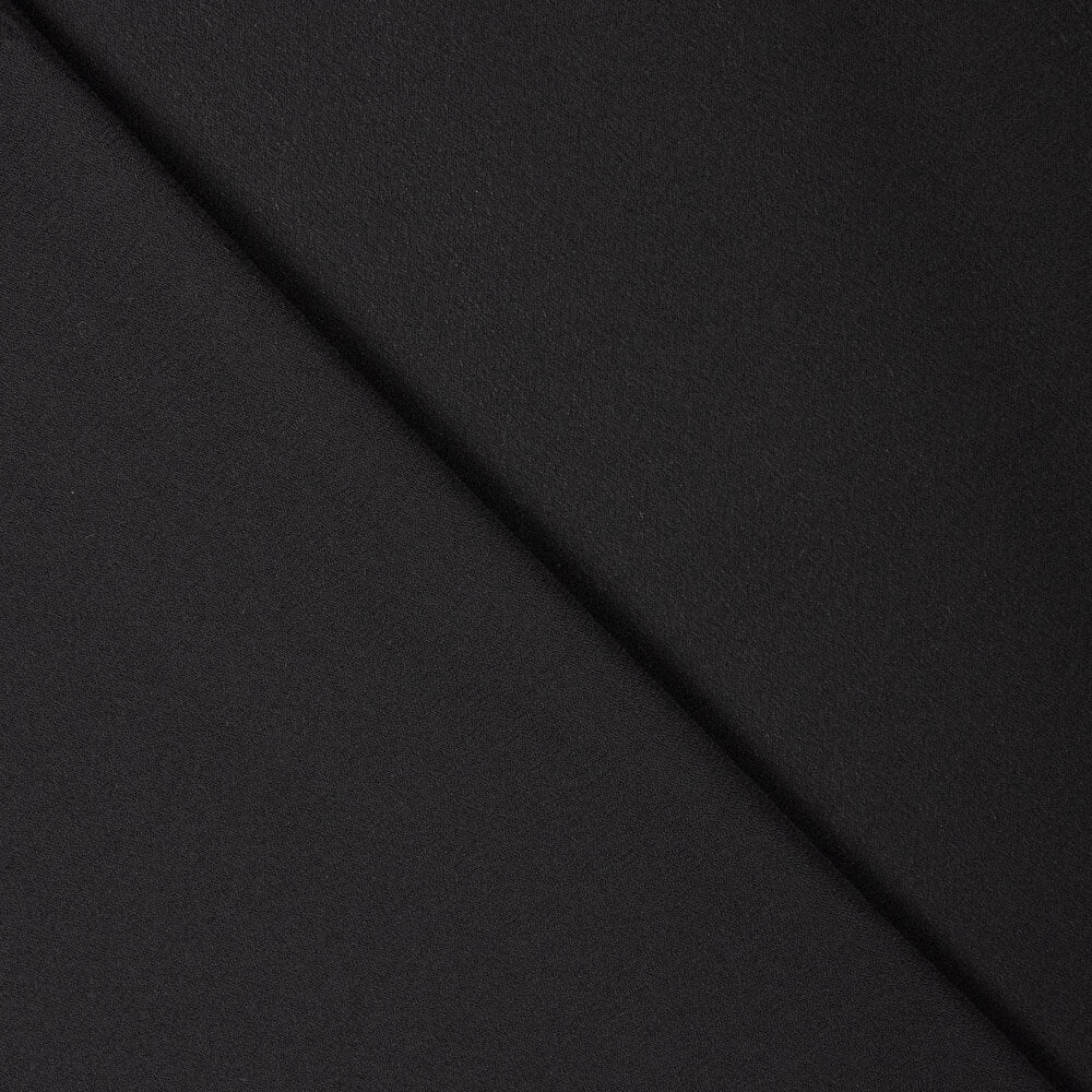 Retal Georgette Poliéster Negro 100x140 cm - Ribes y Casals