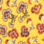 Georgette Viscosa Oriental Amarilla - Ribes y Casals