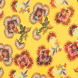 Georgette Viscosa Oriental Amarilla - Ribes y Casals