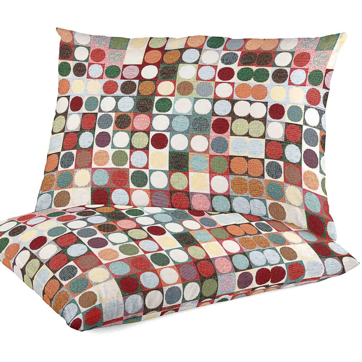 Gobelino Chenilla Círculos Multicolor - Ribes y Casals