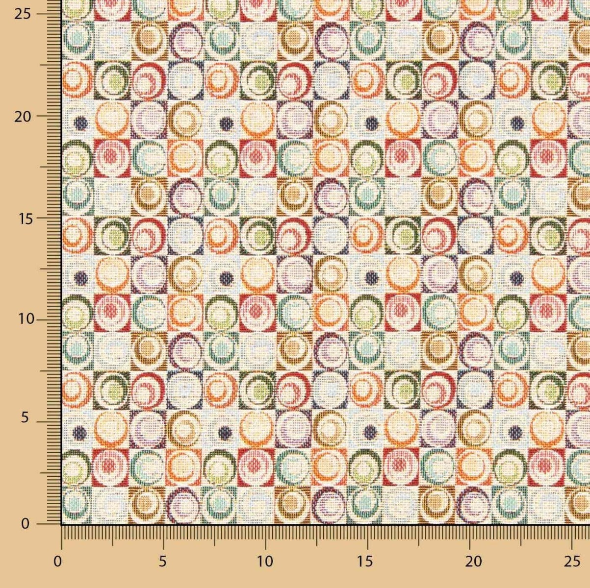 Gobelino Círculos Multicolor - Ribes y Casals