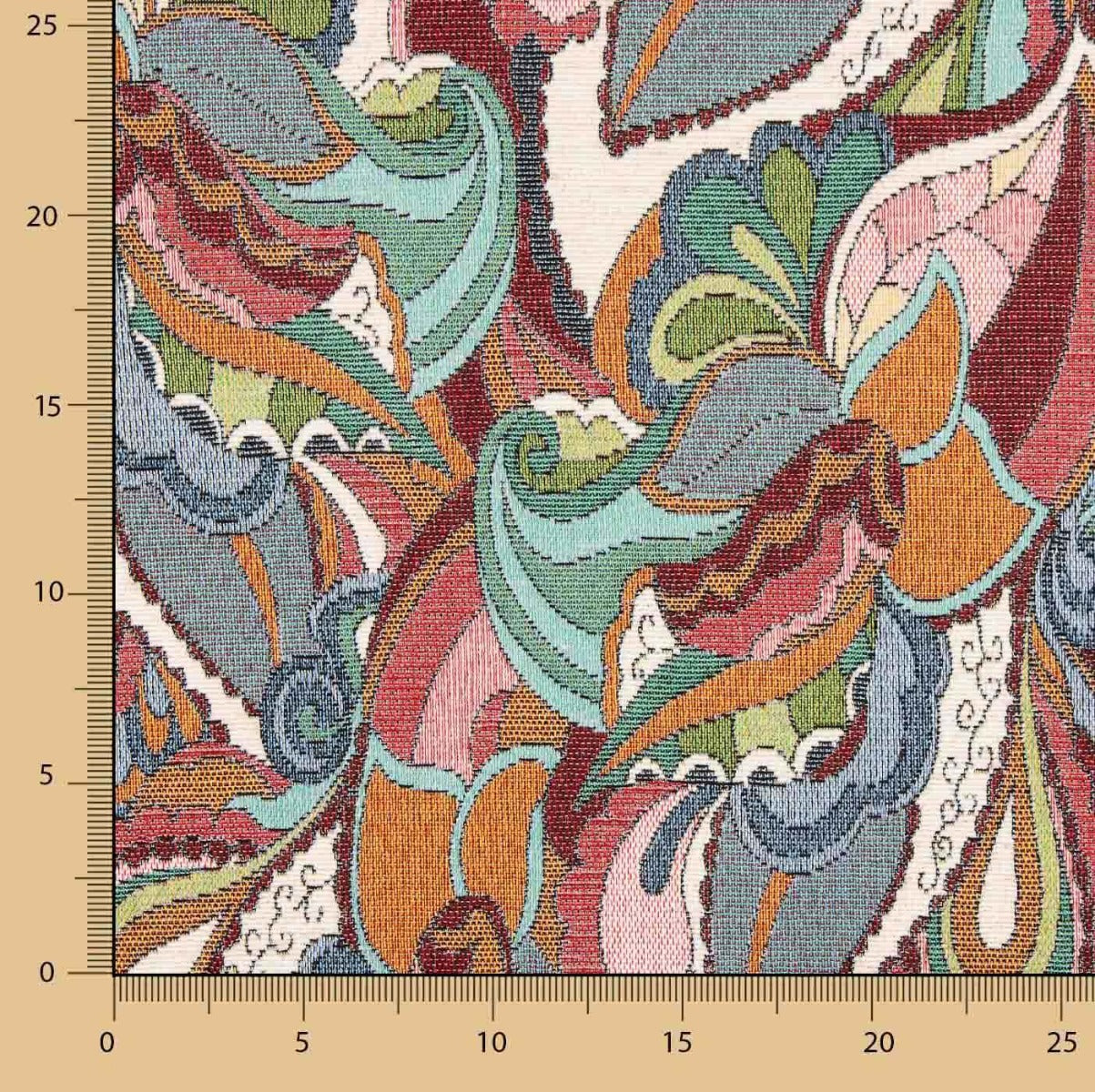 Gobelino Chenilla Cachemira Multicolor - Ribes y Casals