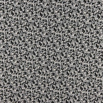 Damasco Lurex Floral en Blanco y Negro - Ribes y Casals