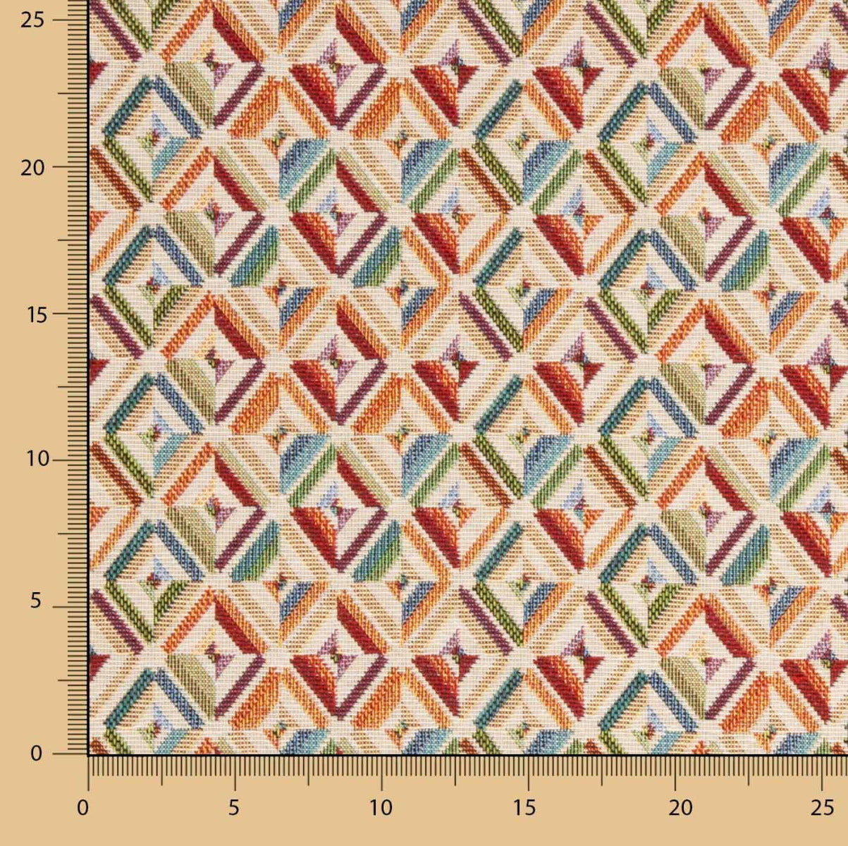 Gobelino Rombos Multicolor - Ribes y Casals