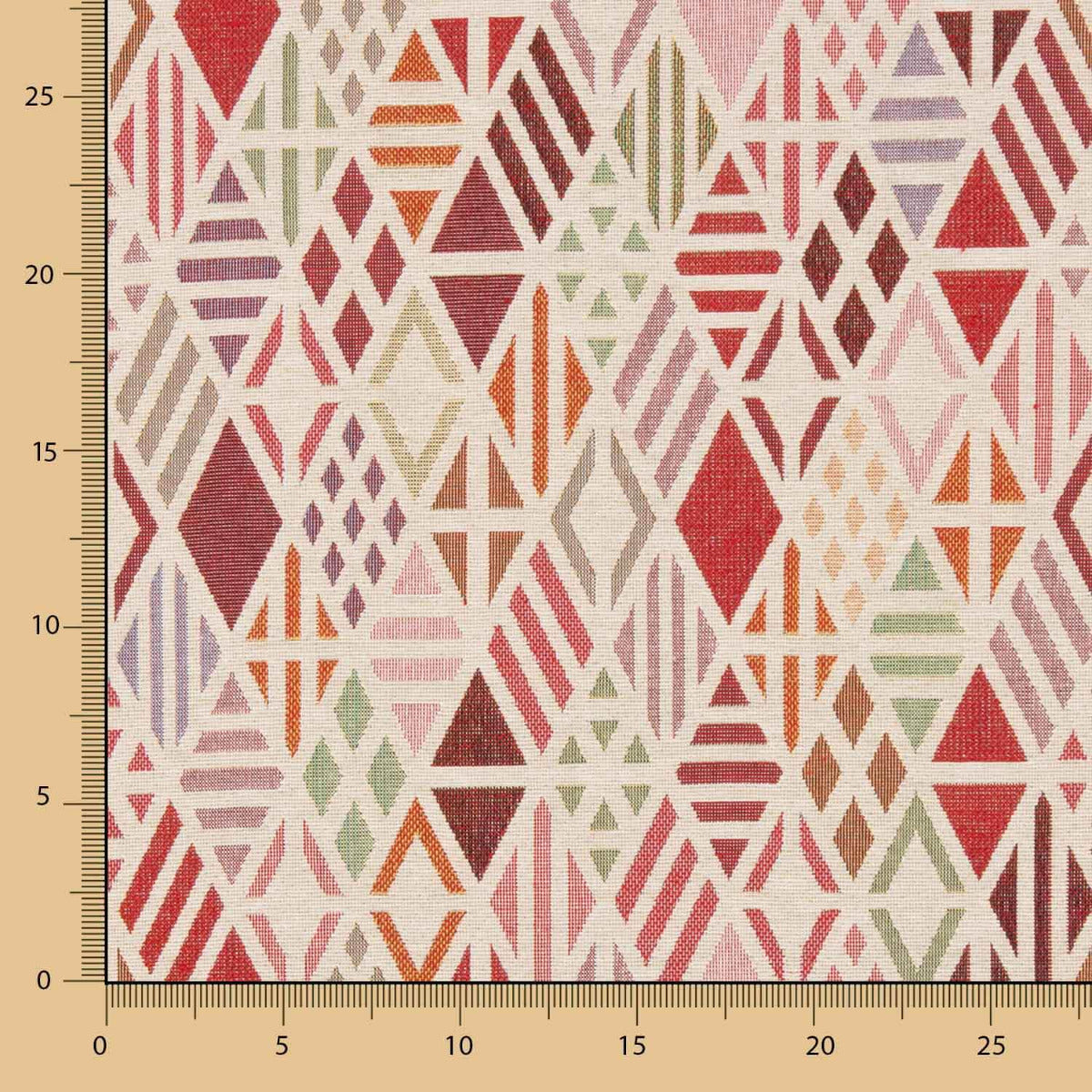 Gobelino Rombos Rojo - Ribes y Casals