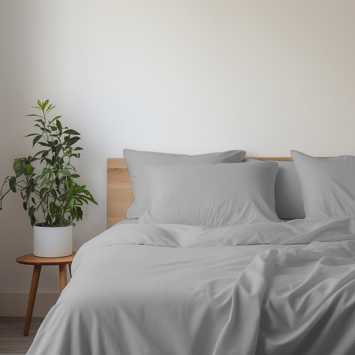 Confección Cama 150cm Algodón 200 Hilos Gris - Ribes y Casals
