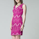 Guipur Ondas Ciclamen - Ribes y Casals