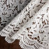 Guipur Blanco Natural Flores - Ribes y Casals