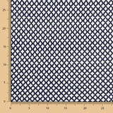 Retal Guipur Círculos Navy 150x125cm - Ribes y Casals