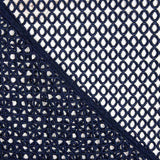 Retal Guipur Círculos Navy 150x125cm - Ribes y Casals