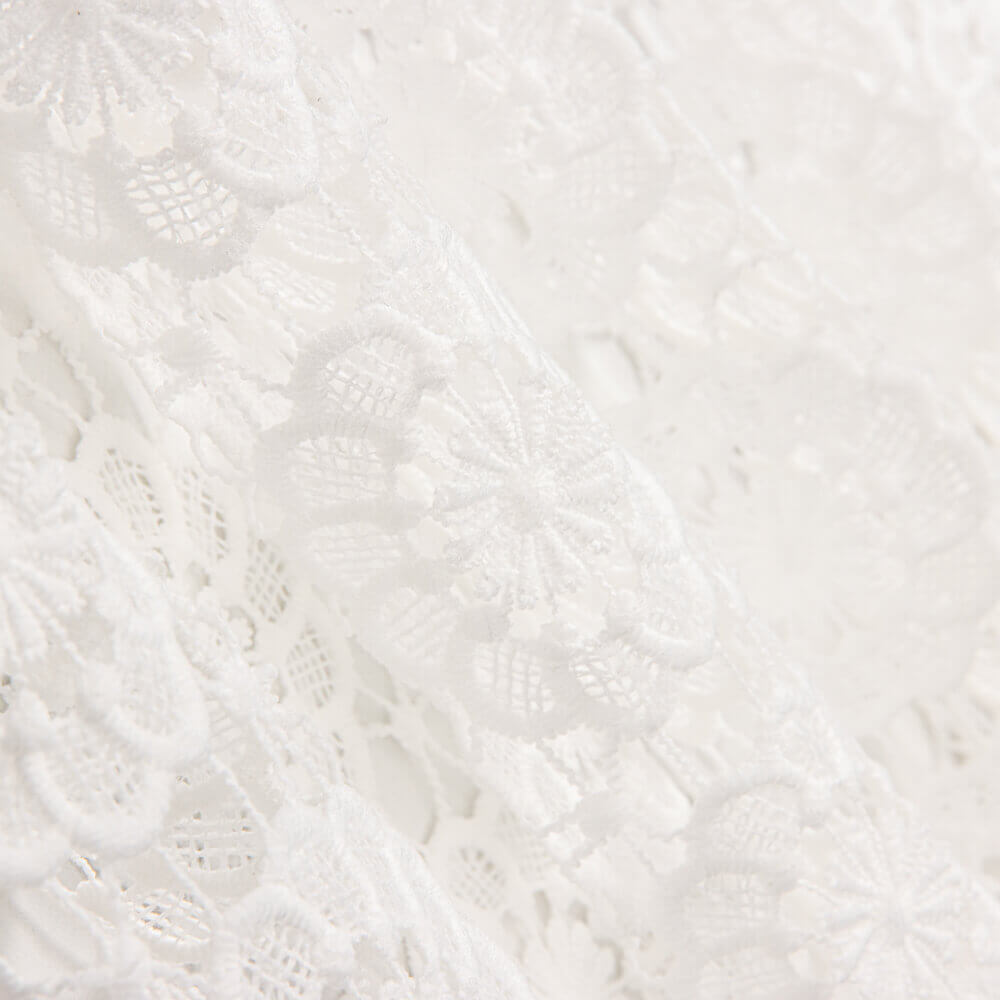 Guipur Floral Blanco - Ribes y Casals