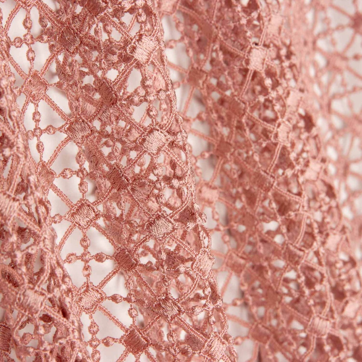 Guipur Geométrico Rosa Palo - Ribes y Casals