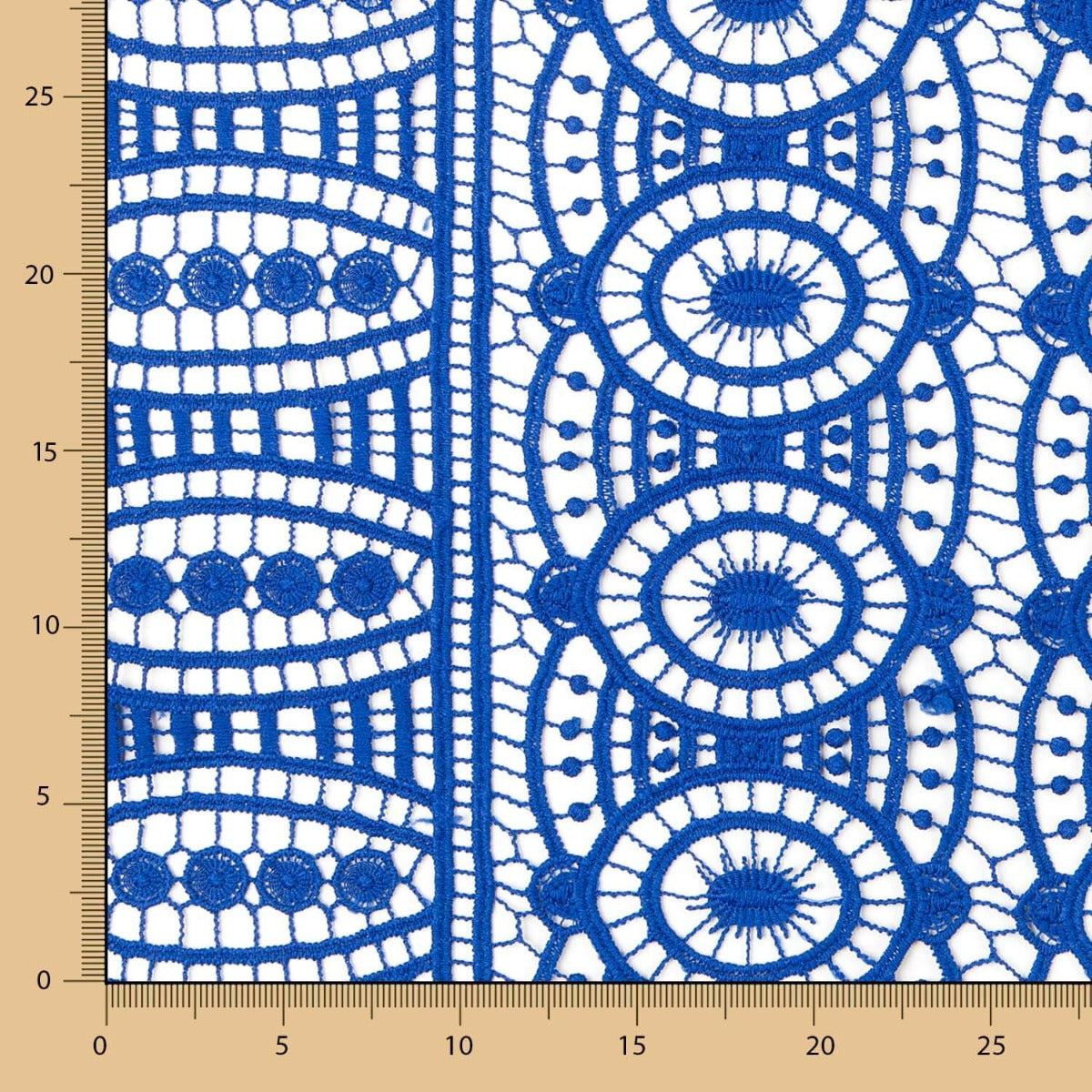 Retal Guipur Sixty Azulón 130x135 cm - Ribes y Casals