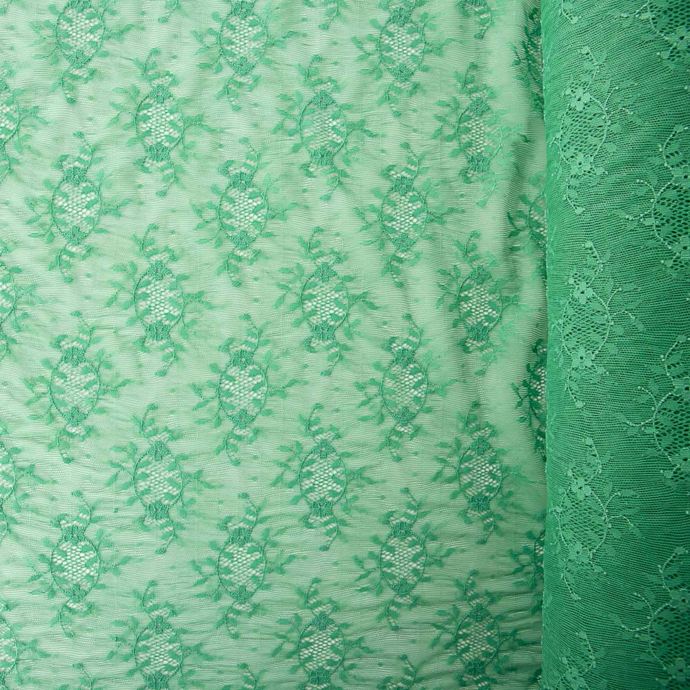 Encaje Fino Lycra Verde - Ribes y Casals