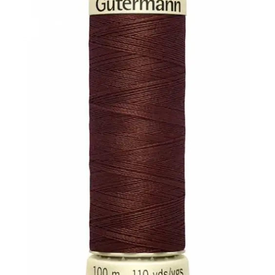Hilos Gütermann 100m color 230 Marrón Castaño - Ribes y Casals