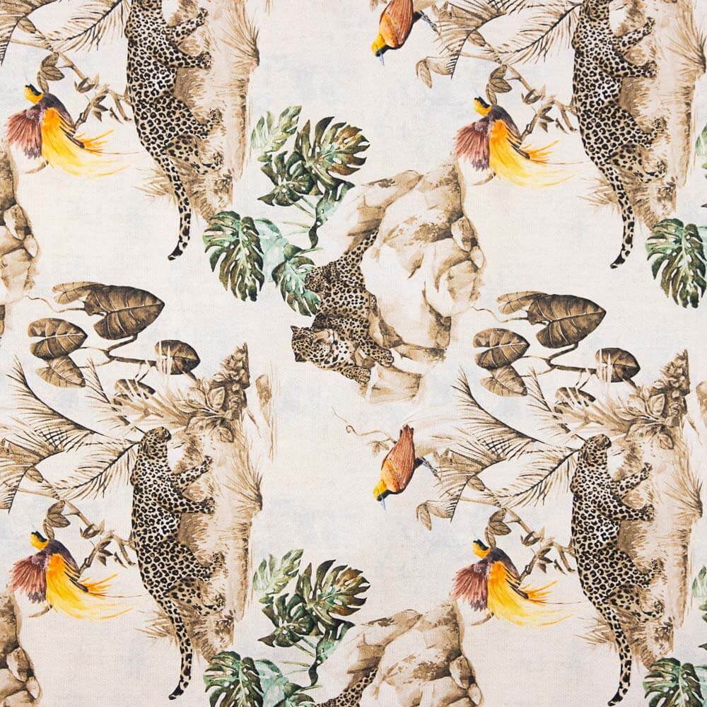 Retal Half Panamá Animales 150x280 cm - Ribes y Casals