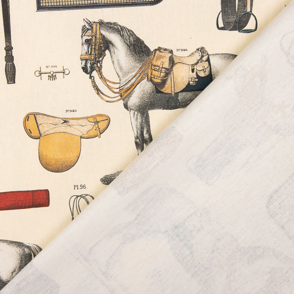 Half Panamá Floral Equestre - Ribes y Casals