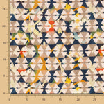 Half Panamá Geométrico Mokka - Ribes y Casals