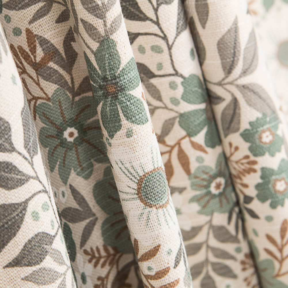 Half Panamá Hojas Verde Agua - Ribes y Casals