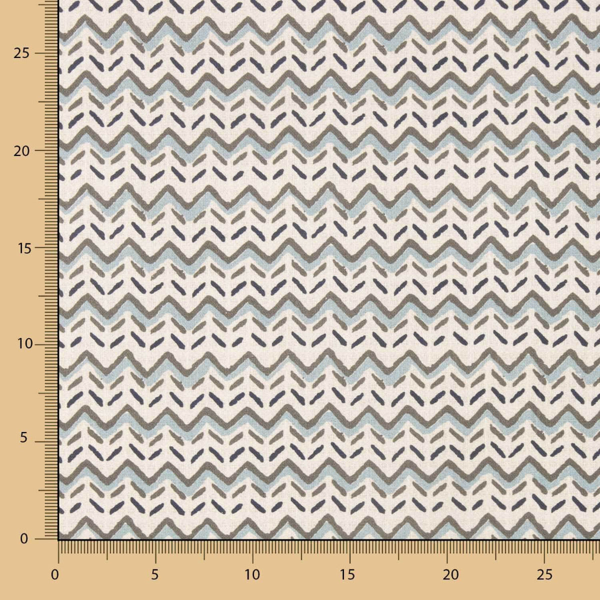 Half Panamá Zig Zag Azul - Ribes y Casals