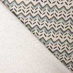 Half Panamá Zig Zag Azul - Ribes y Casals