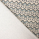 Half Panamá Zig Zag Azul - Ribes y Casals