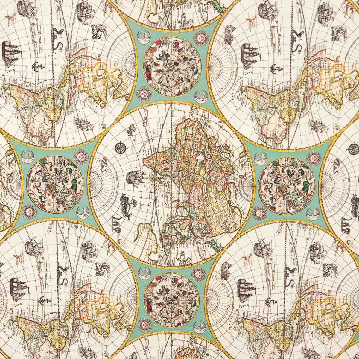 Half Panama Mapamundi - Ribes y Casals