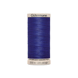 Hilo para Acolchar y Patchwork Gütermann 200 m Azul Royal 4932 - Ribes y Casals