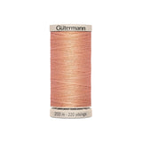 Hilo para Acolchar y Patchwork Gütermann 200 m Naranja Suave 1938 - Ribes y Casals