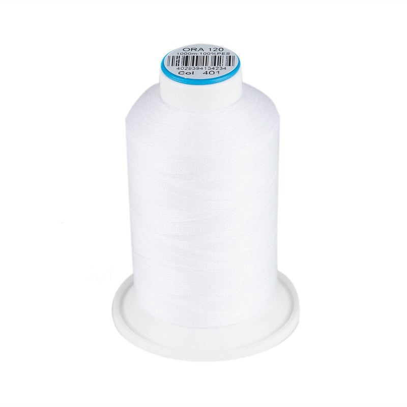 Hilos ORA 120 Blanco 401 - Ribes y Casals