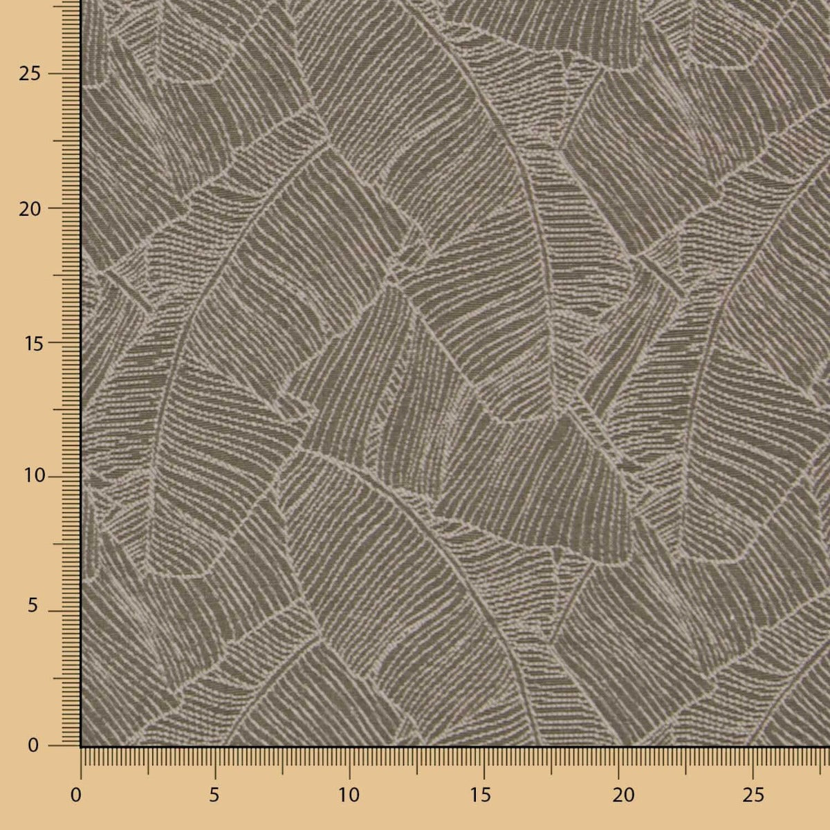 Tapicería Jacquard Hojas Kaki - Ribes y Casals