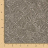 Retal Tapicería Jacquard Hojas Kaki 110x280 cm - Ribes y Casals