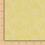 Tapicería Jacquard Hojas Lima - Ribes y Casals