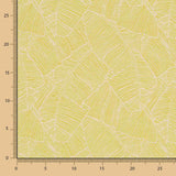 Tapicería Jacquard Hojas Lima - Ribes y Casals