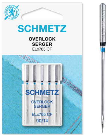 Agujas Schmetz Overlock ELx705 CF Universal - Ribes y Casals