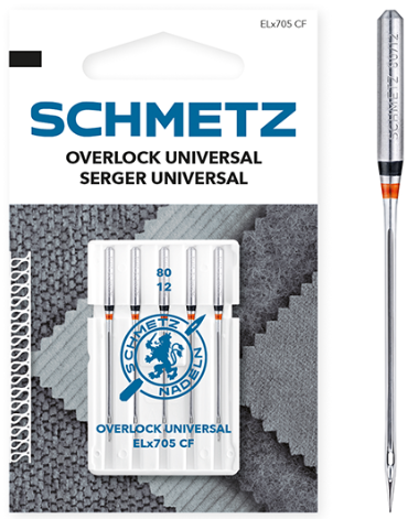 Agujas Schmetz Overlock ELx705 CF Universal - Ribes y Casals