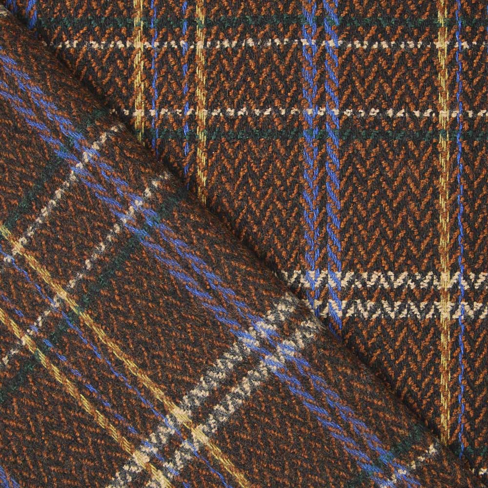 Retal Mouflon Escoces Marrón Tricolor 80x150cm - Ribes y Casals