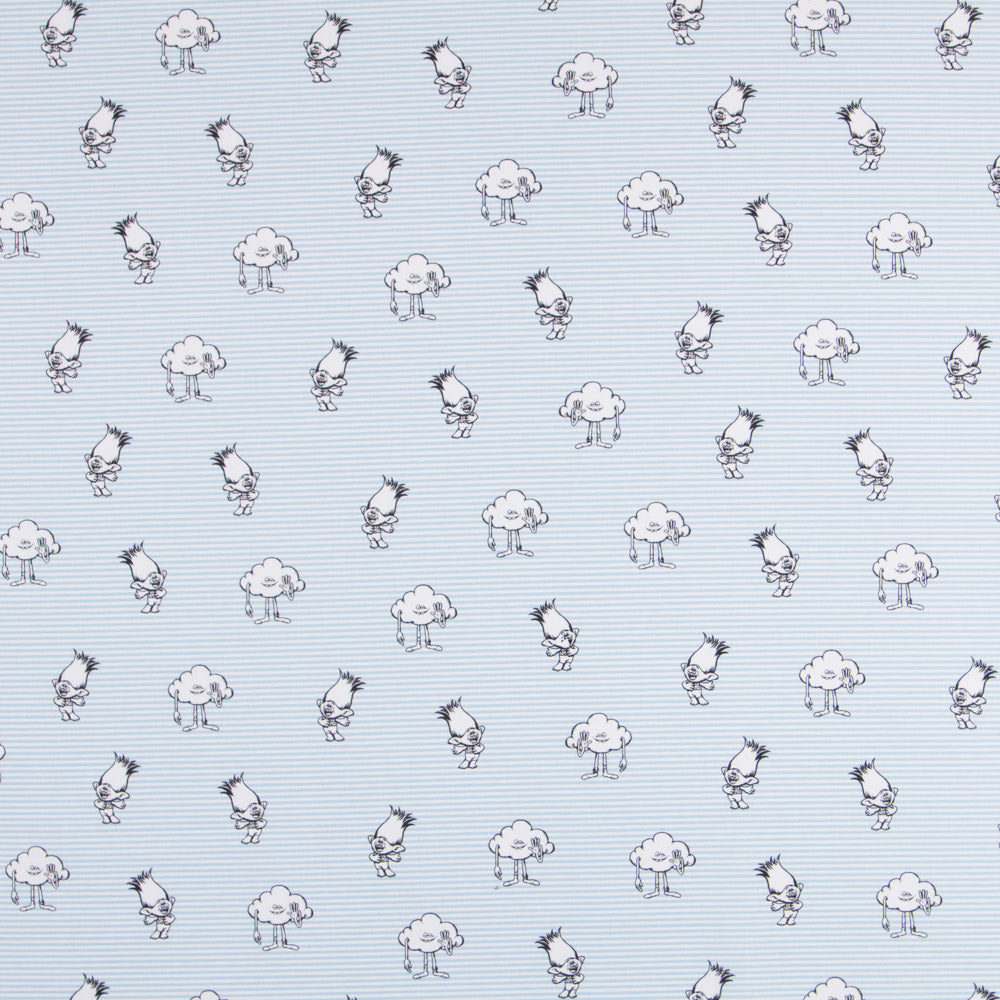 Popelín Trols Azul - Ribes y Casals