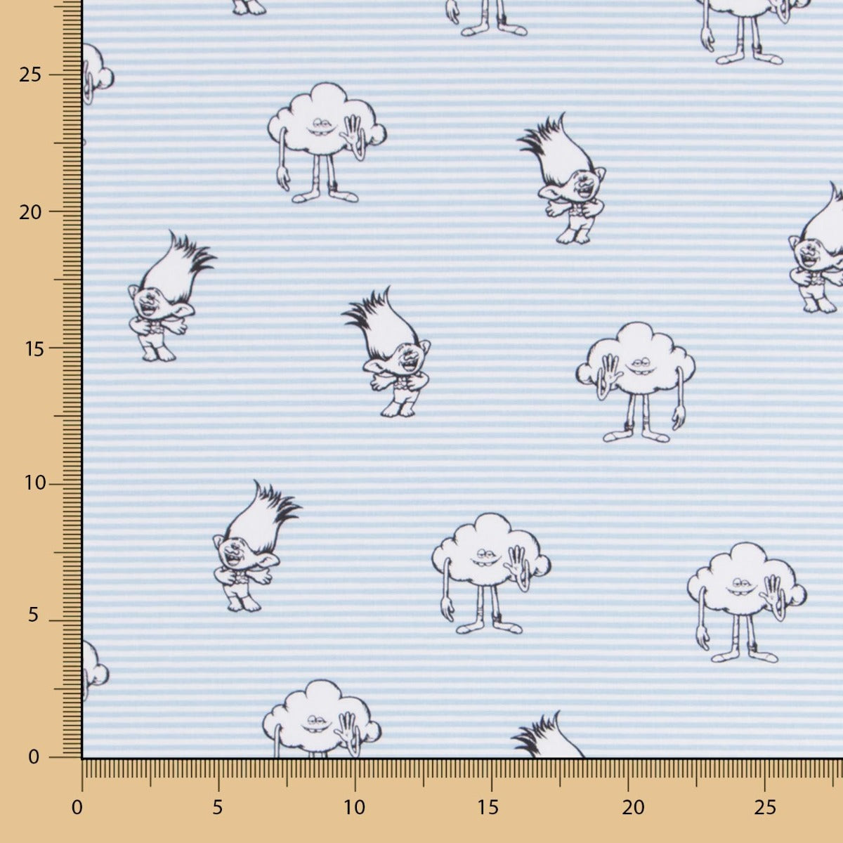 Popelín Trols Azul - Ribes y Casals